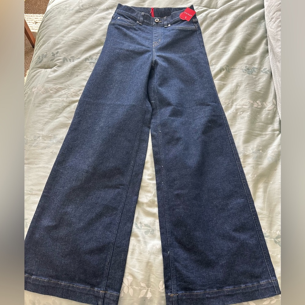 SPANX Dark Blue Flare Jeans